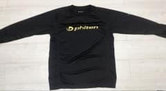 phiten 長袖シャツ ブラック ゴールドロゴのサムネイル