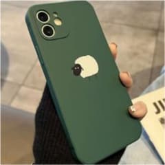 iPhoneケース 羊 グリーンのサムネイル