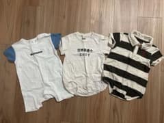 80センチ CONVERSE futafuta 半袖 ロンパース ベビー 男の子のサムネイル