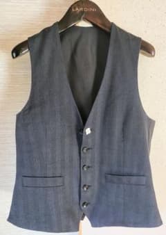 【美品】正規店購入★LARDINI★ラルディーニ★ジレ★46★ネイビー★ベストのサムネイル