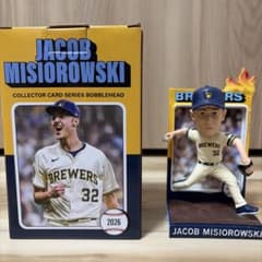ジェイコブ・ミジオロウスキー ボブルヘッド MLB ブリュワーズ ジェイコブ・ミジオロウスキー ボブルヘッド MLB ブリュワーズ - メルカリ