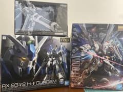 新品未開封rg mg ガンダム　3点セットのサムネイル