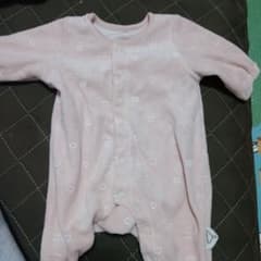 ピンクのロンパース 50-60cmのサムネイル