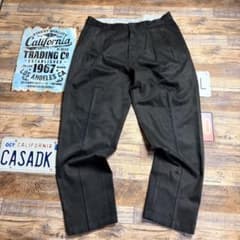 80s USA製 Dickies ワークパンツ チビタグ W38 ダークグレー - メルカリ