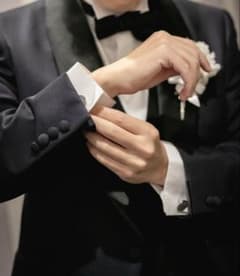 タキシード用 ウイングカラーシャツ コンバーチブルカフス LES MUES結婚式のサムネイル