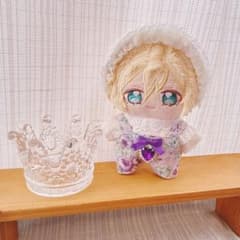 いつぬいサイズ☆パープル×フラワー柄♡3点set☆あんスタぬい服 - メルカリ