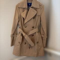 バーバリー ブルーレーベル トレンチコート 38 ベージュ ノバチェック