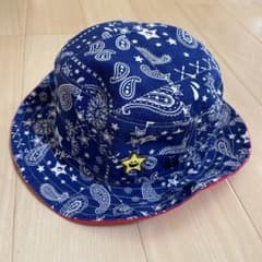 X-girl stages 帽子 ペイズリー柄 ハット キッズ キラッキーのサムネイル