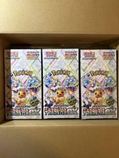新品未開封　ポケモンカード　シュリンクつき　テラスタルフェスex 3boxのサムネイル
