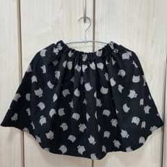 キッズ　猫柄スカート　130cmのサムネイル