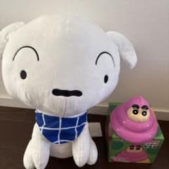 크레용 신짱 봉제인형 돼지 저금통 세트 시로