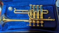 Hamilton ピッコロトランペット本体 4バルブ ケース付き Hamilton ピッコロトランペット本体 4バルブ ケース付き - メルカリ