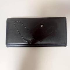 Vivienne Westwood ドッグタグ牛革　小銭入れ付き　長財布　黒/青のサムネイル