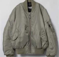 クリーニング済み　JEANASIS schoot コラボ　MA-1 ブルゾンのサムネイル
