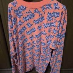 ERL オレンジ グラフィック長袖カットソー L - メルカリ