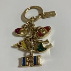 極美品COACH キーホルダー バッグチャーム マルチカラーのサムネイル