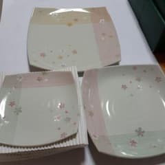 景春窯  桜の皿  大  中  小×5枚  7枚セット！新品のサムネイル