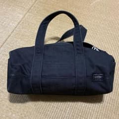 ポーター　ミニドラムバッグ　中古品 廃盤品 ポーター タンカー ミニボストンバッグ ミニドラム ミニダッフル黒