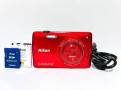 ほぼ新品・返品保証】 ニコン Nikon COOLPIX S4400 レッド - メルカリ