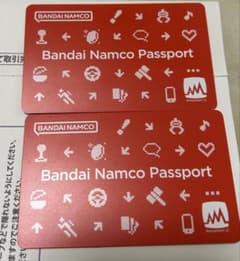 バンダイナムコ パスポートカード Aimeカード バナパス 太鼓の達人 2枚