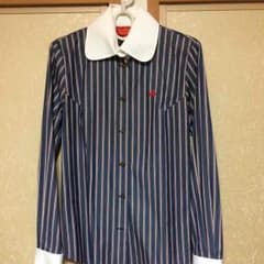 美品 Vivienne Westwood 丸襟ストライプブラウスのサムネイル