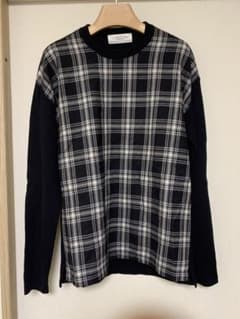 【値下げ交渉可】チェック　ニット　green label relaxingのサムネイル