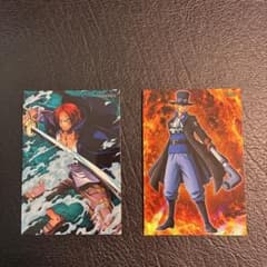 ONE PIECE カード シャンクス サボ 2枚セットのサムネイル