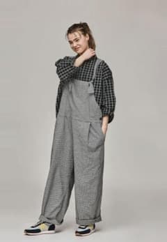Brand new cross-back overalls with tags.