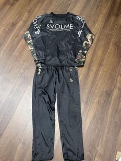 SVOLME ピステ上下 ブラック 迷彩のサムネイル