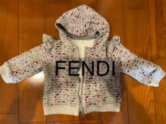 FENDI　女の子用　ジップフーディー 12M 60cm -70cmのサムネイル