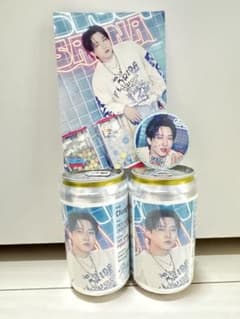 ストレイキッズ　チャンビン　stray kids ドリンク缶セットのサムネイル