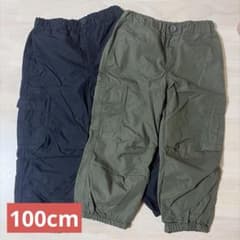 カーゴパンツ　100cm2枚セットのサムネイル
