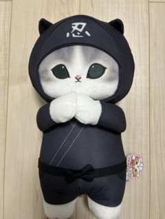 H*.様 BIG 忍者風猫ぬいぐるみ モフサンドのサムネイル