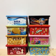 お菓子パッケージ ミニ収納ボックス 8個セット - メルカリ