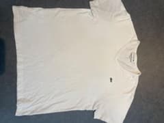 【LACOSTE】半袖Tシャツ／ホワイト／ロゴ刺繍
