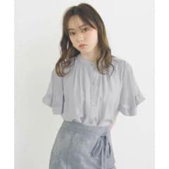 LIP SERVICEスイッチシアーブラウス ブルーのサムネイル