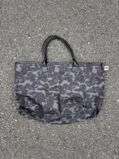 A Bathing Ape トートバッグ ブラック/グレー ⚠️値下げ中⚠️のサムネイル