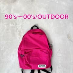 90s 00s outdoor リュックサックarchiveピンクy2k円堂守 - メルカリ