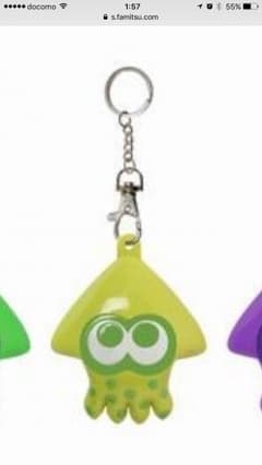 【新品】スプラトゥーン2  nanacoフィギュアキーホルダーのサムネイル