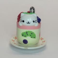 にゃんにゃんにゃんこ　フルーツにゃんこゼリー マスコット チャーム