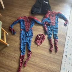 スパイダーマン コスチューム 全身タイツ マスク付きのサムネイル
