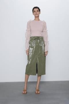 ZARA オーガンザニットトップスのサムネイル