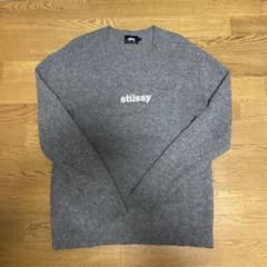 stüssy ロゴ　ニット セーターのサムネイル