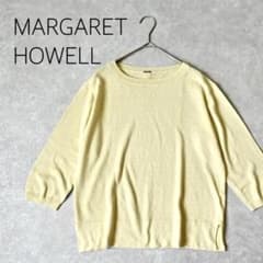 MARGARET HOWELL マーガレットハウエル 麻綿 七分袖ニット - メルカリ