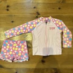 100センチ水着　ラッシュガード　腕の浮輪セットのサムネイル