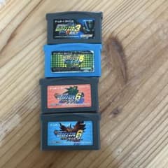 GBA　ロックマンエグゼシリーズ　4本セット　中古　ソフトのみのサムネイル
