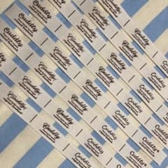 ASHIATOYA 1、5センチ幅タグ　生成り生地40枚セット④のサムネイル