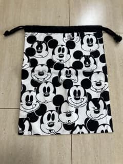 ミッキーマウス 巾着袋 約30cm x 40cmのサムネイル