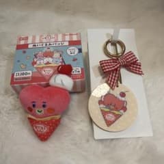 BT21 파미마 한정 봉제인형 배지 키링 TATA 타타
