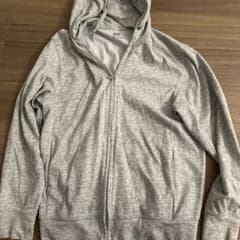 UNIQLO AIRism フルジップパーカー グレー Mのサムネイル